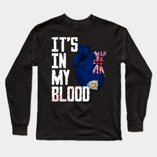 Anguilla it's in my Blood Long Sleeve T-Shirt